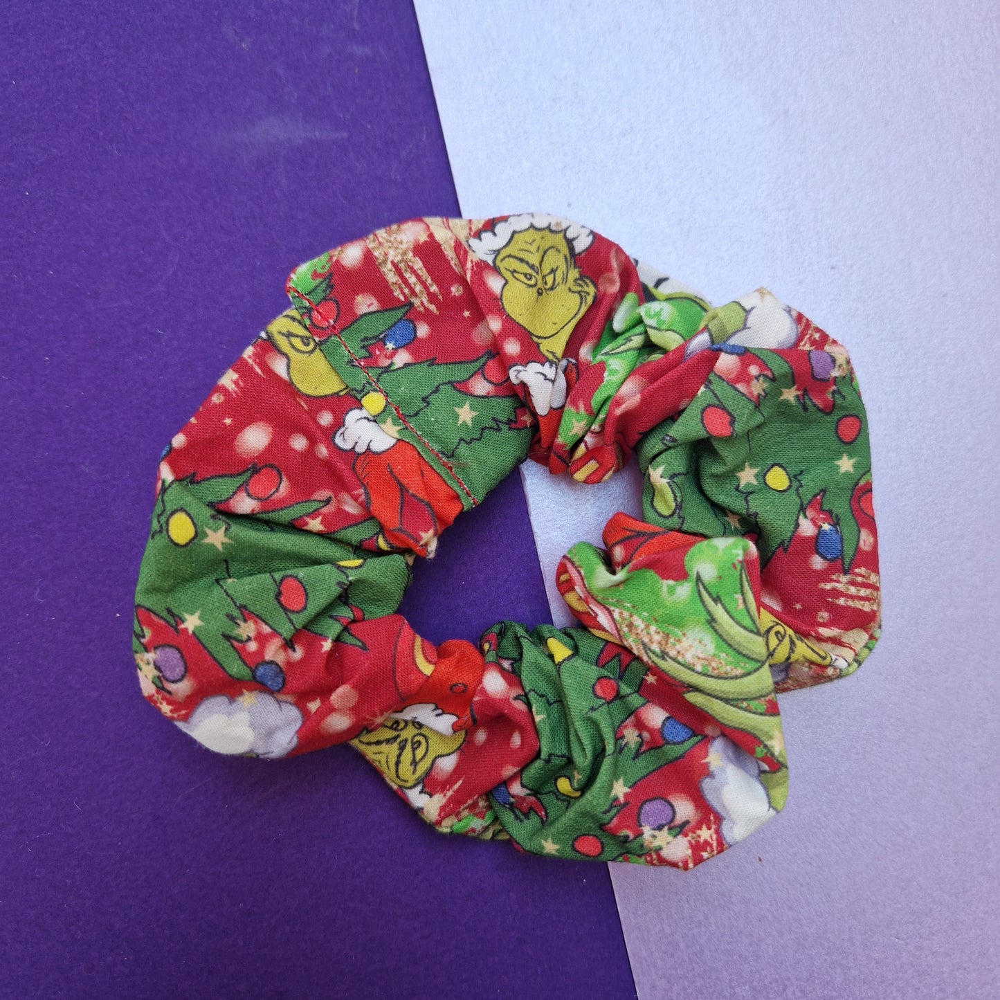 Mean One cotton hair scrunchie
