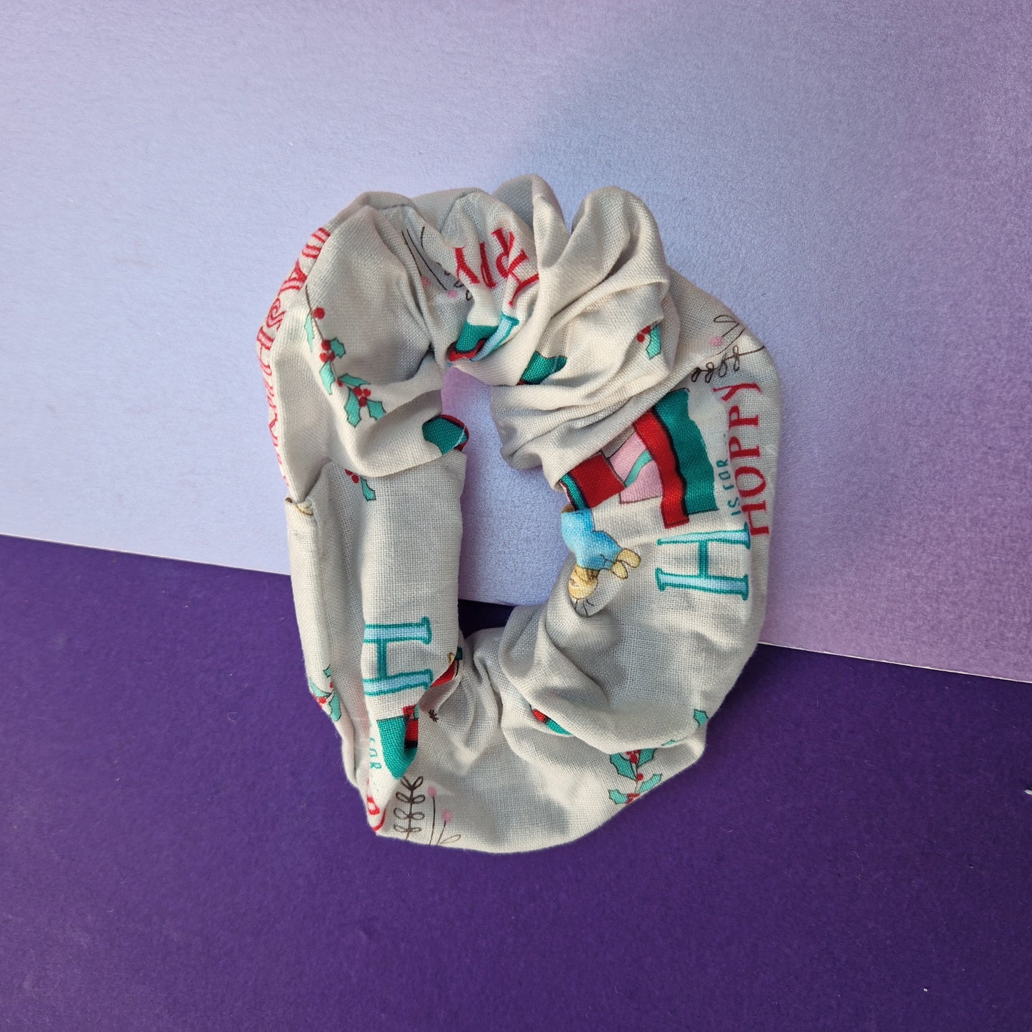 Dash rabbit cotton hair scrunchie
