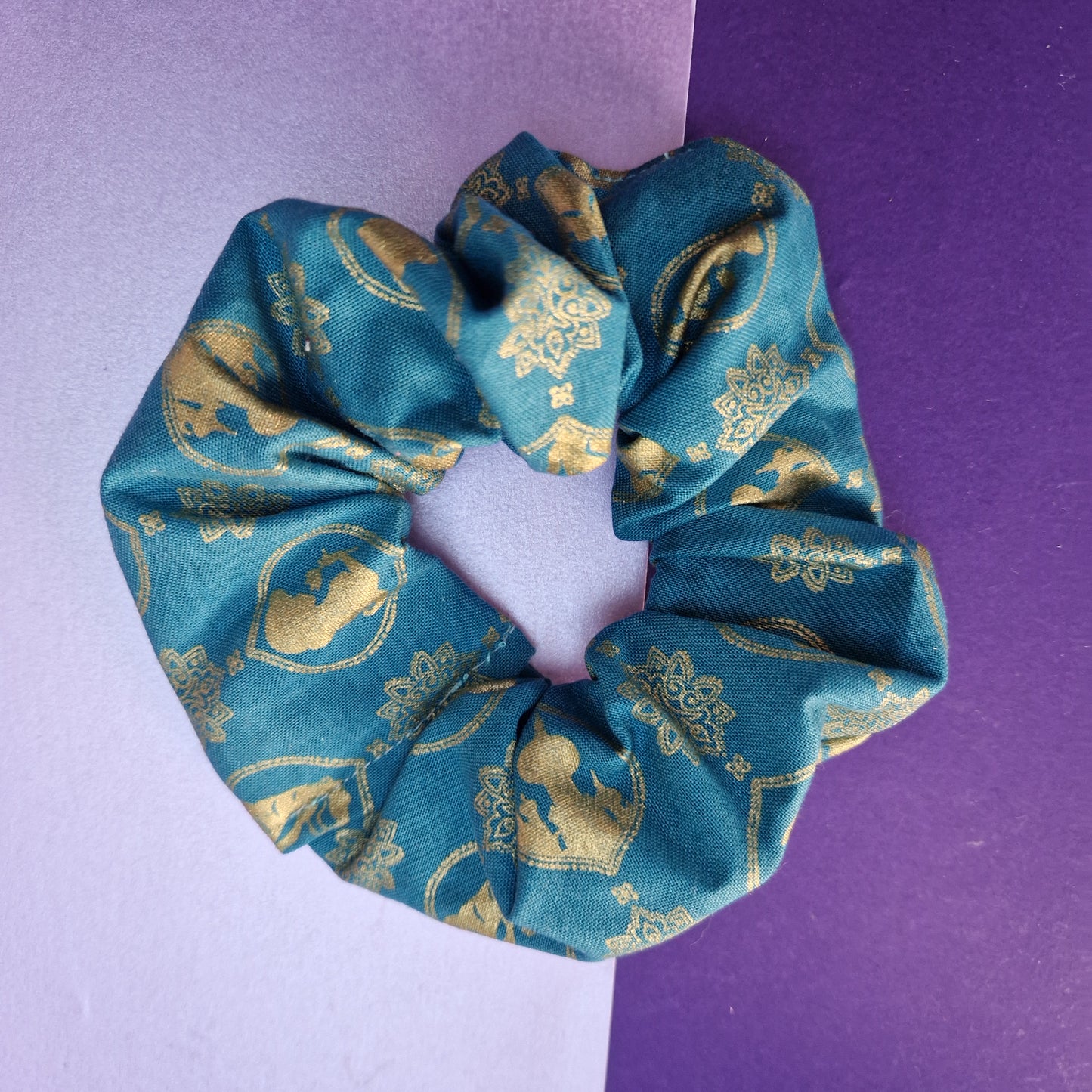 Magic carpet cotton hair scrunchie