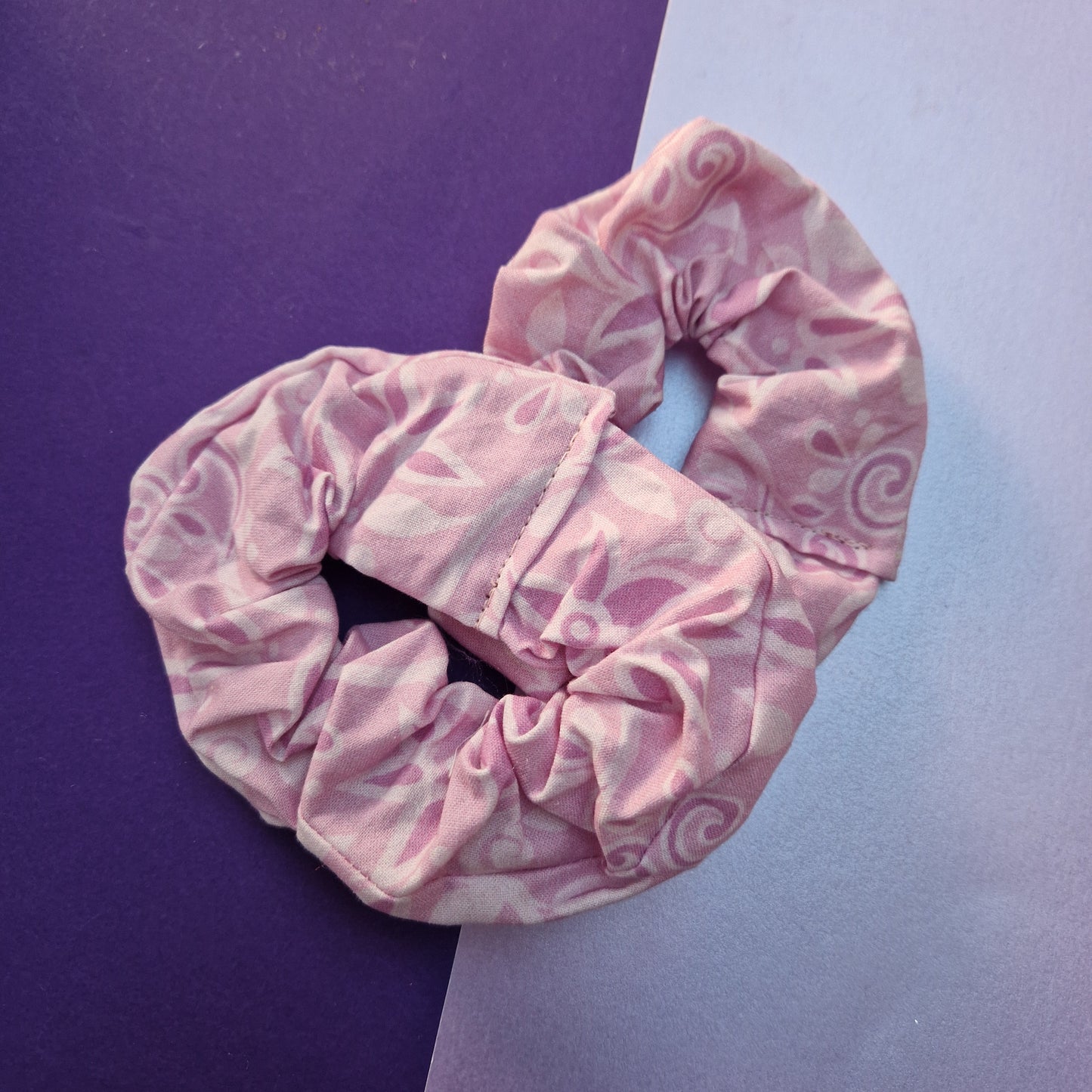 The lost princess pattern cotton hair scrunchie