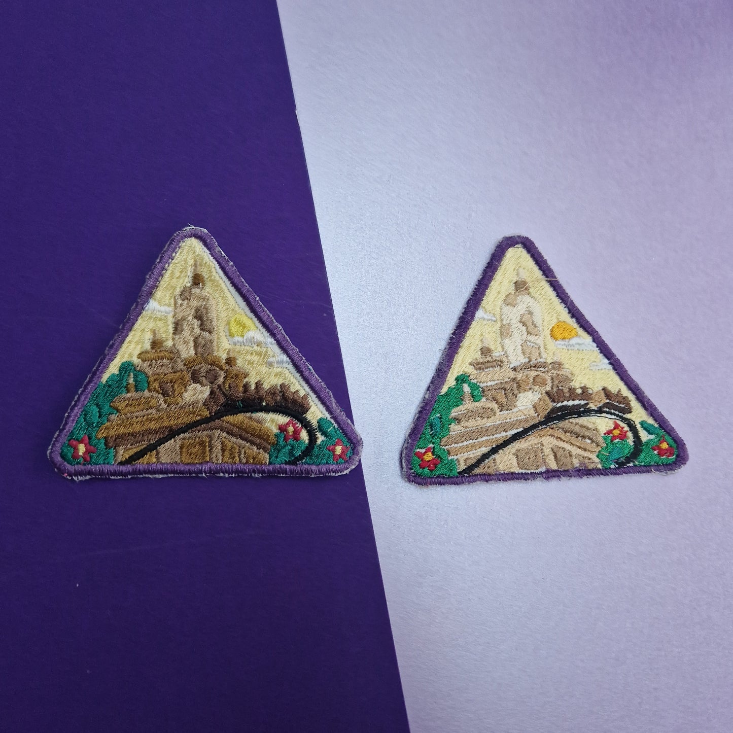 Practically perfect the temple iron-on embroidered patch