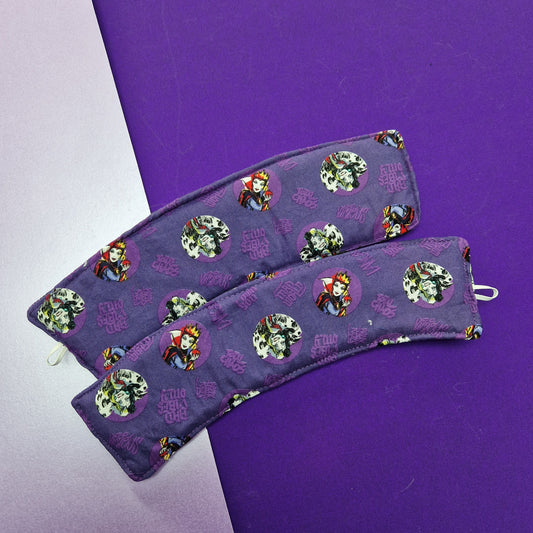 Purple Villain cup blanket for hot or cold drinks
