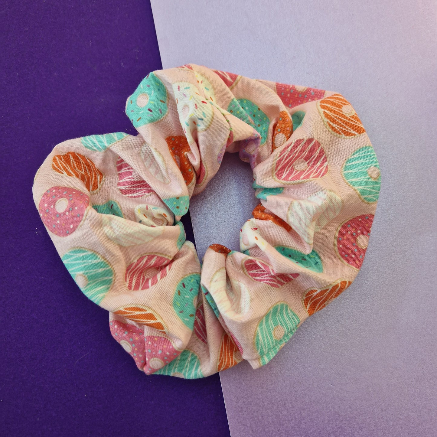 Doughnut cotton hair scrunchie