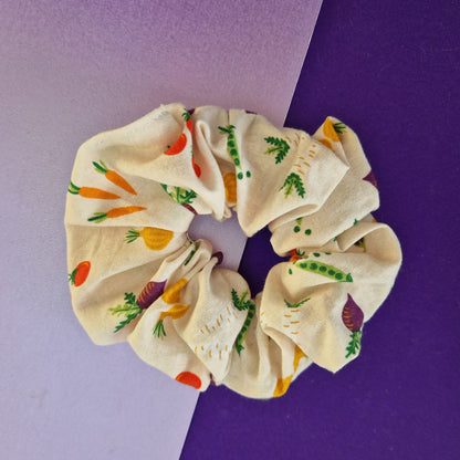 Vegetable cotton hair scrunchie