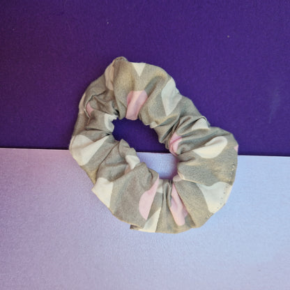Raindrops cotton hair scrunchie