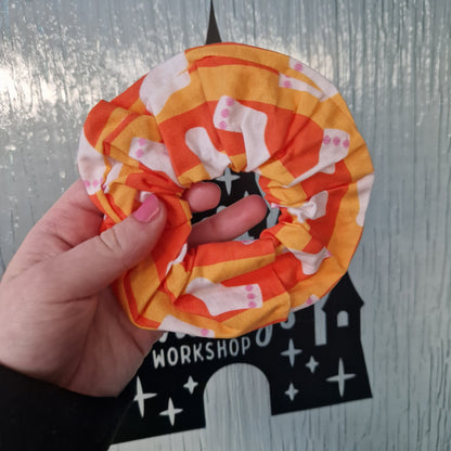 2319 sock cotton hair scrunchie