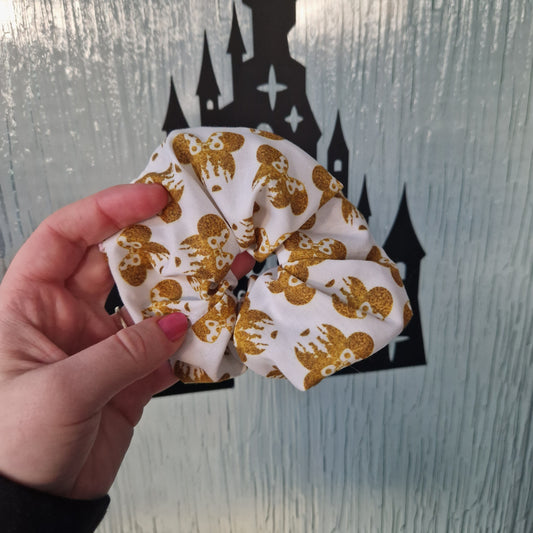 Faux glitter mouse cotton hair scrunchie