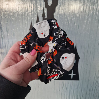 Glow in the Darkside cotton hair scrunchie