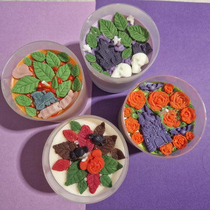Magical Halloween soy 8oz candles - choose from four designs
