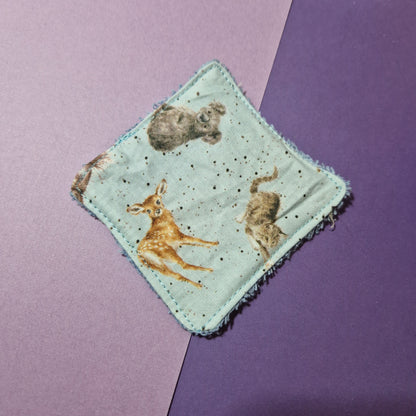 Animal reusable Terry towelling wipe