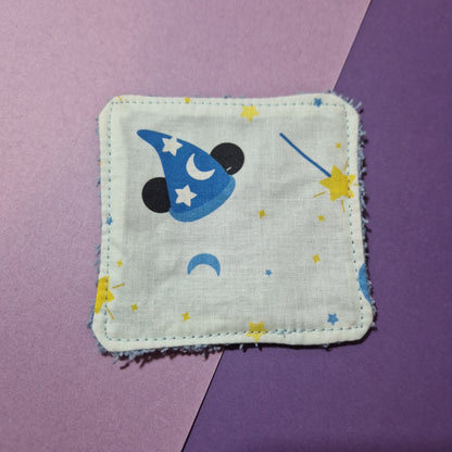 Oh Sorcerer Mouse reusable Terry towelling wipe