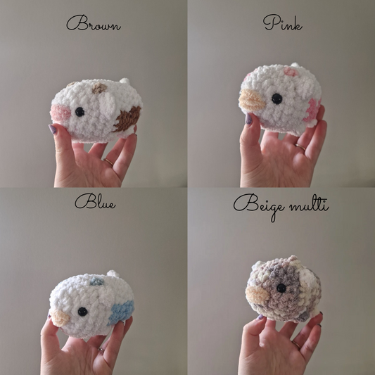 Small cow crochet plushie