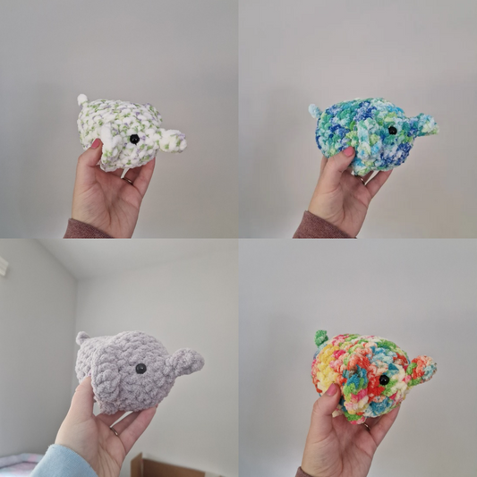 Elephant small crochet plushie