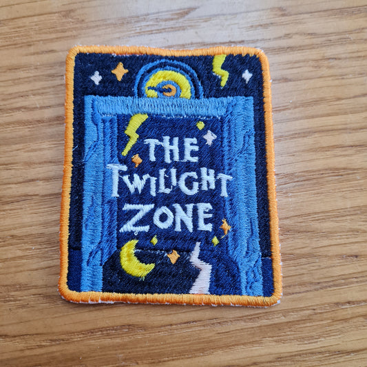 Practically perfect TOT 3 iron-on embroidered patch