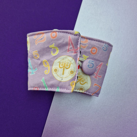 Small World Clock cup blanket for hot or cold drinks