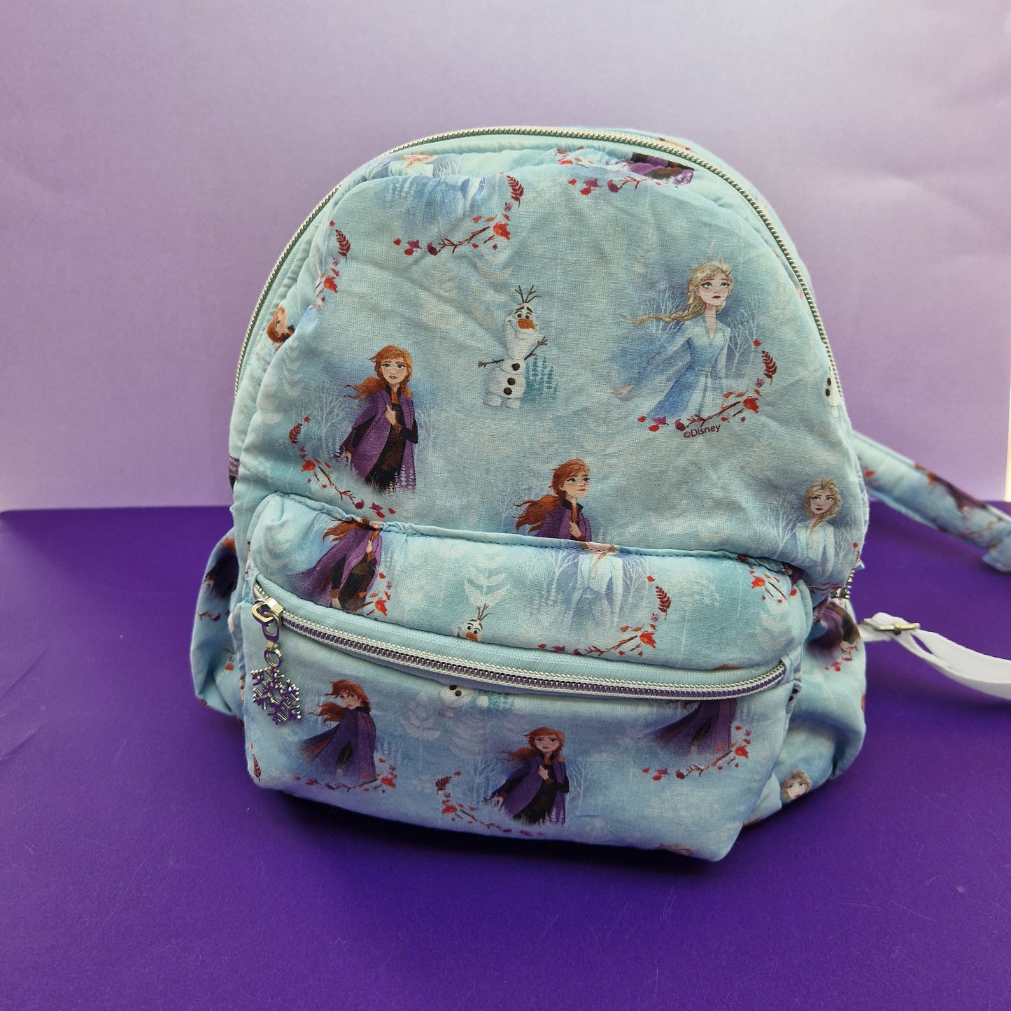 Ice Queen and Snowman ready to ship Small backpack